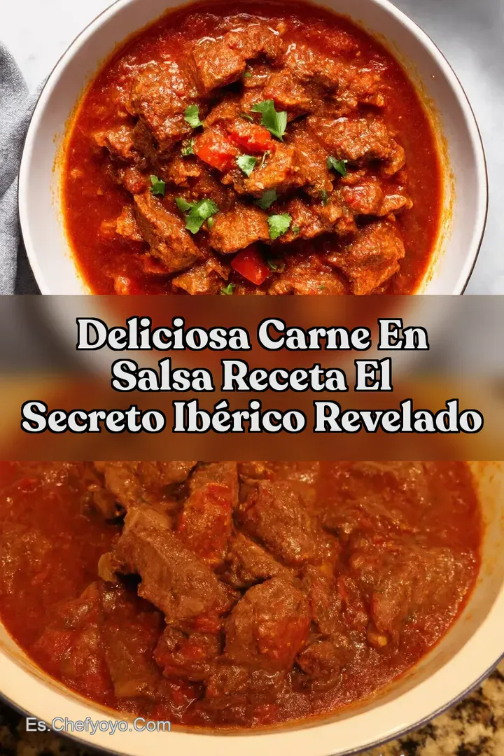 Deliciosa Carne en Salsa Receta El Secreto Ib&eacute;rico Revelado