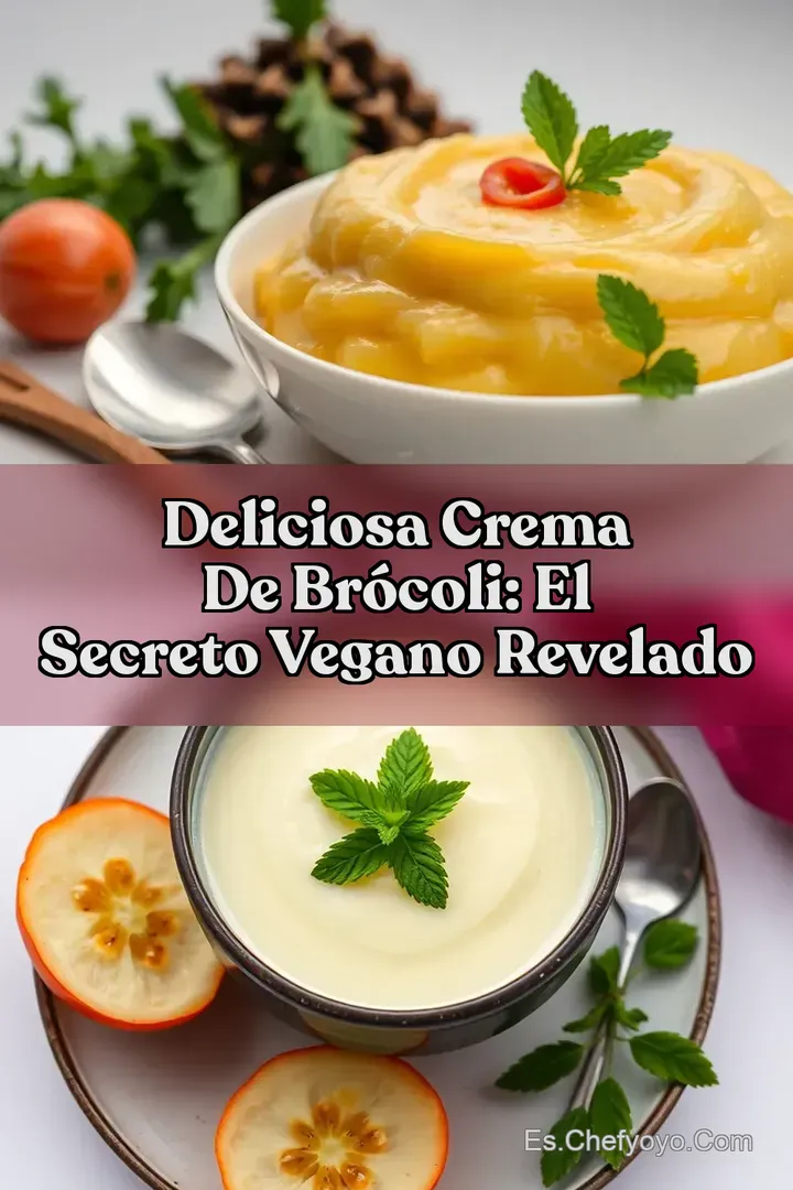 Deliciosa Crema de Br&oacute;coli: El Secreto Vegano Revelado