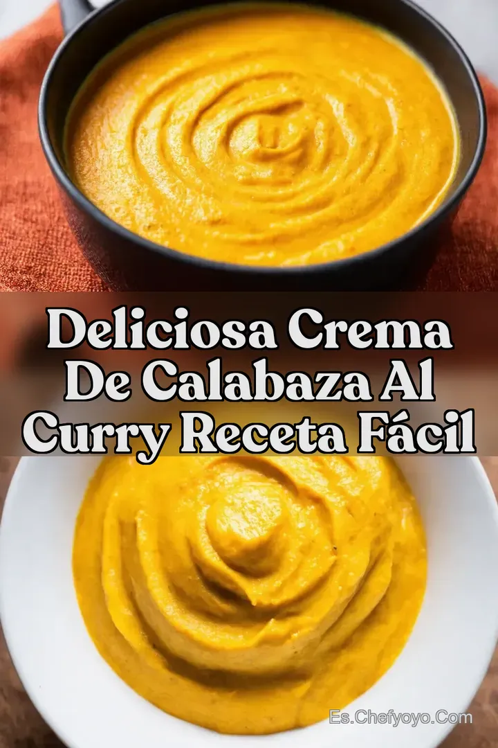 Deliciosa Crema de Calabaza al Curry Receta F&aacute;cil