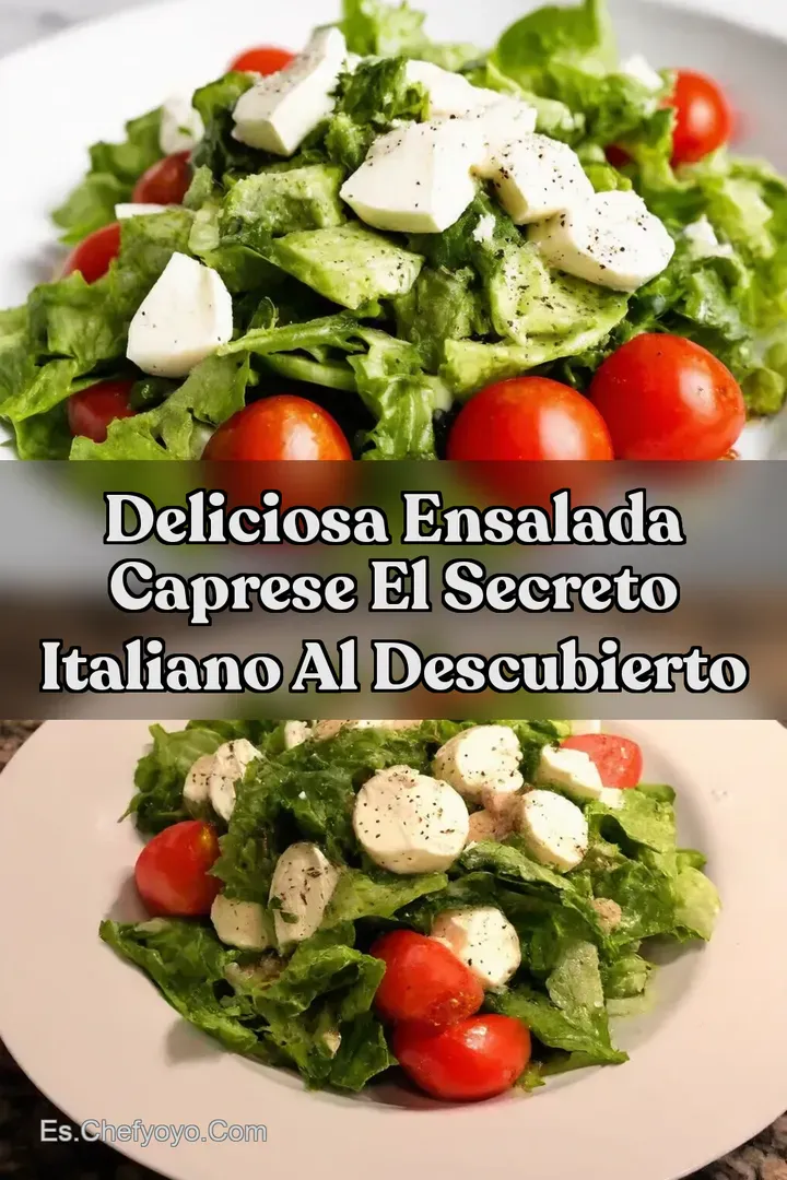 Deliciosa Ensalada Caprese El Secreto Italiano al Descubierto