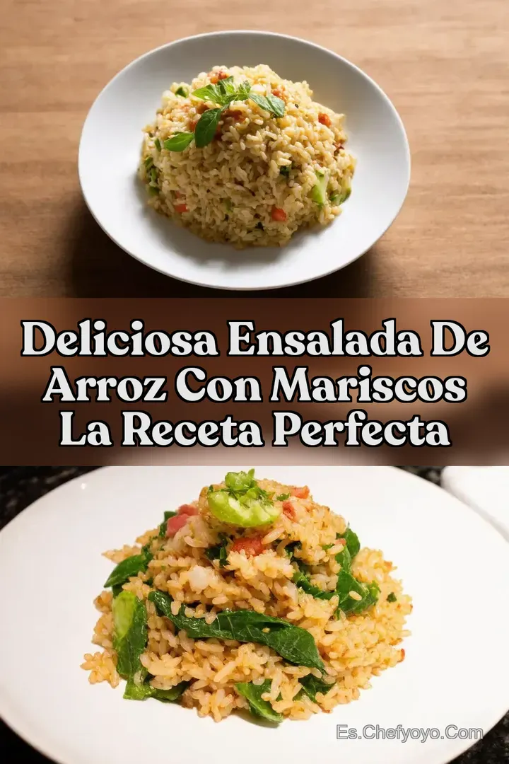 Deliciosa Ensalada de Arroz con Mariscos La Receta Perfecta
