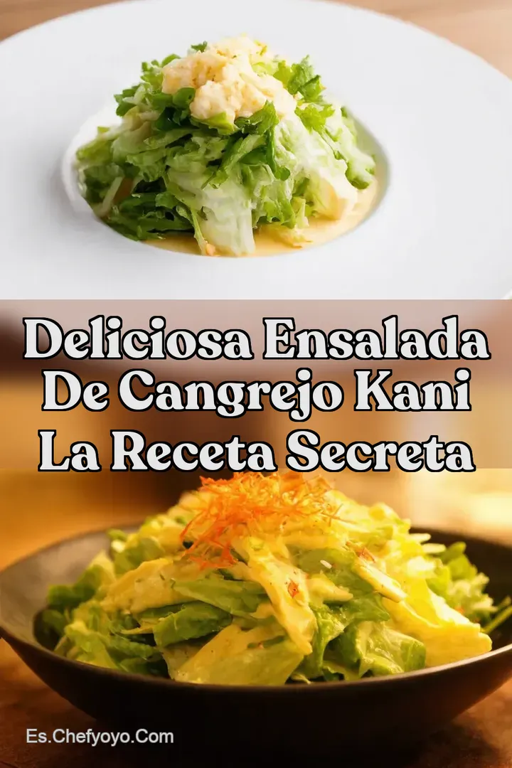 Deliciosa Ensalada de Cangrejo Kani La Receta Secreta