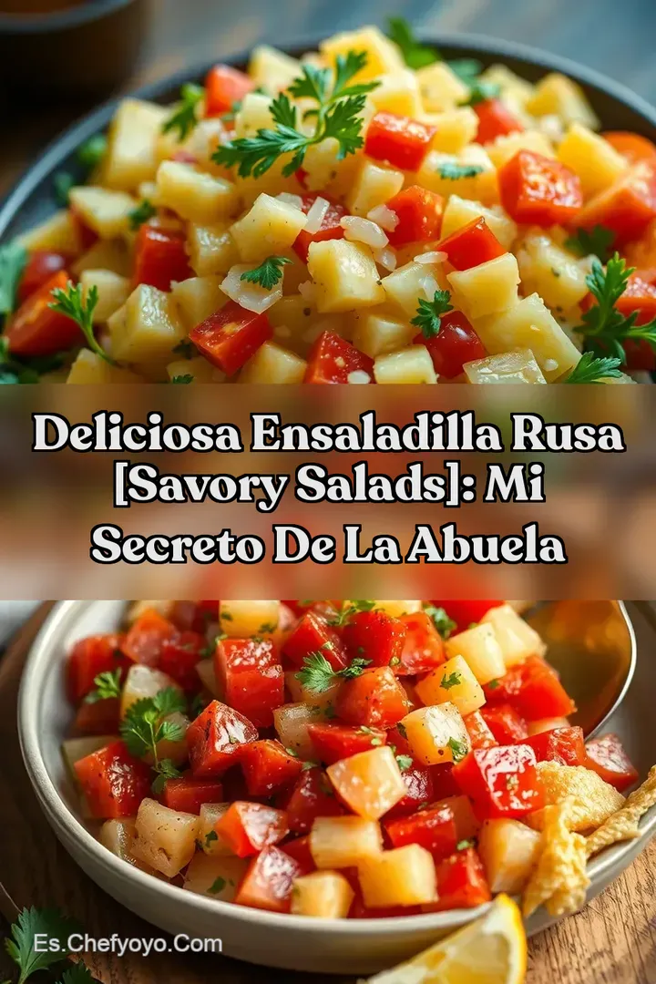 Deliciosa Ensaladilla Rusa [Savory Salads]: Mi Secreto de la Abuela