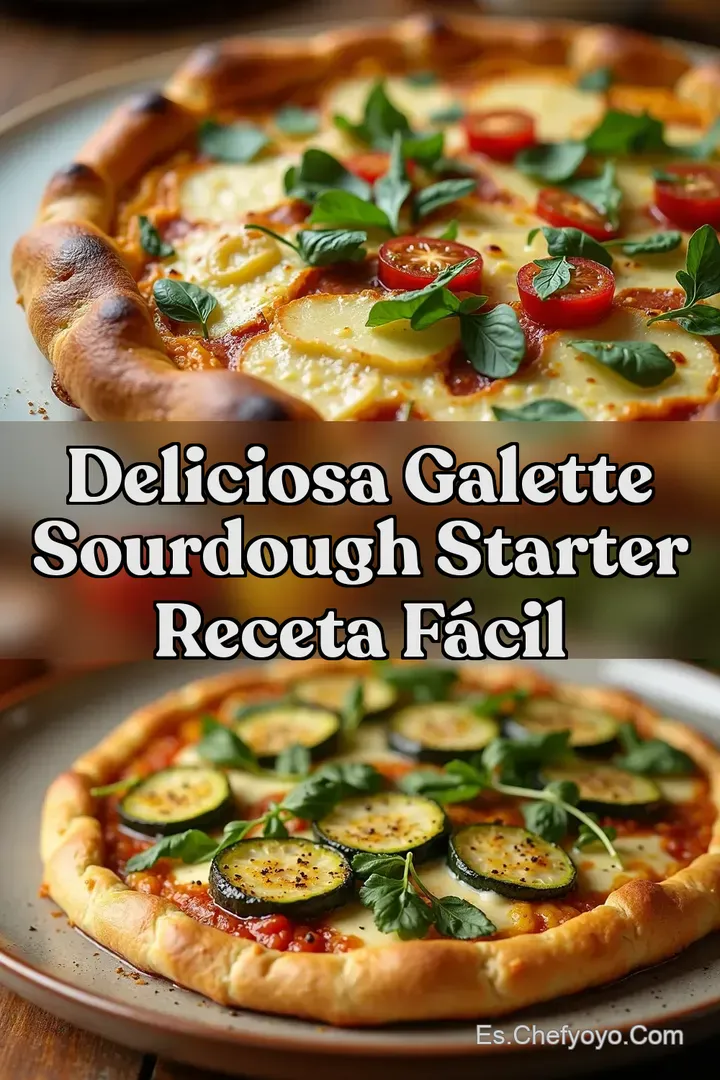 Deliciosa Galette Sourdough Starter Receta F&Aacute;CIL