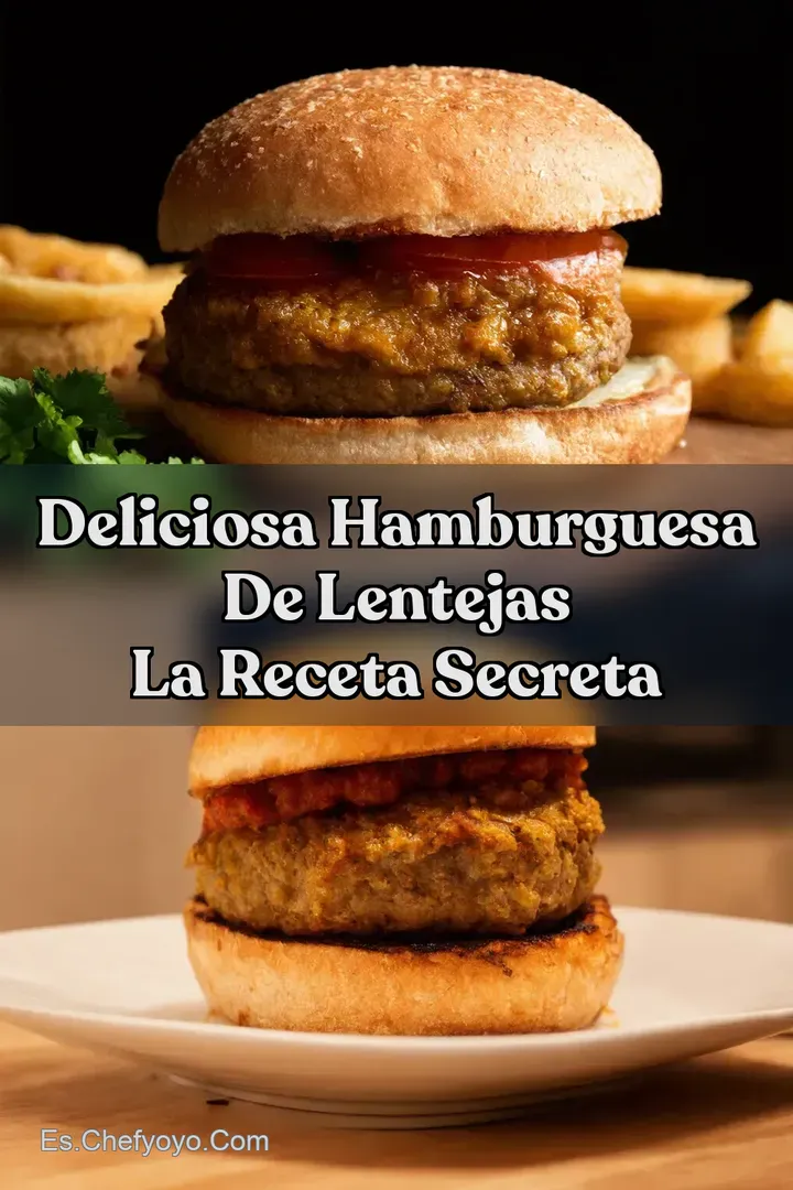 Deliciosa Hamburguesa de Lentejas La Receta Secreta