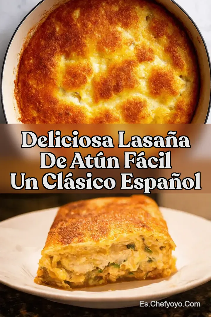 Deliciosa Lasa&ntilde;a de At&uacute;n F&aacute;cil Un Cl&aacute;sico Espa&ntilde;ol