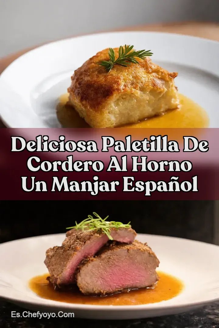 Deliciosa Paletilla de Cordero al Horno Un Manjar Espa&ntilde;ol
