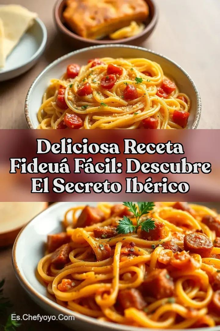 Deliciosa Receta Fideu&aacute; F&aacute;cil: Descubre El Secreto Ib&eacute;rico