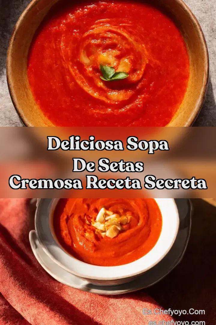 Deliciosa Sopa de Setas Cremosa Receta Secreta