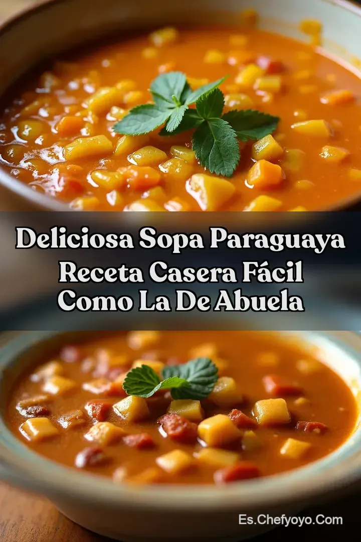 Deliciosa Sopa Paraguaya Receta Casera F&aacute;cil Como La De Abuela