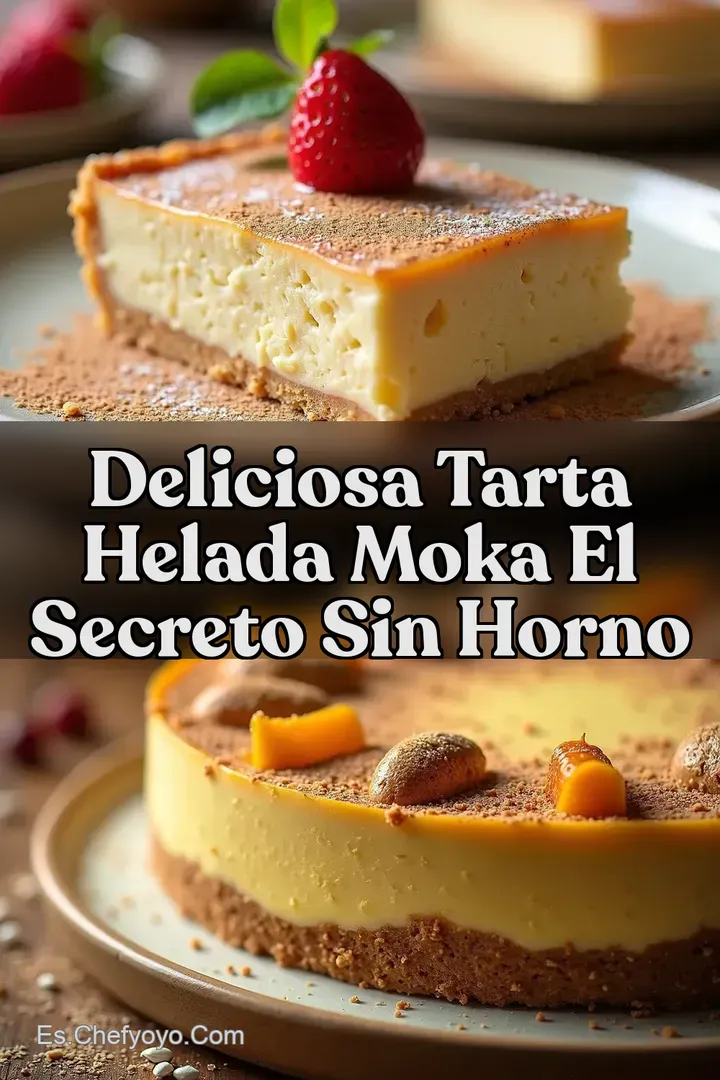 Deliciosa Tarta Helada Moka El Secreto Sin Horno