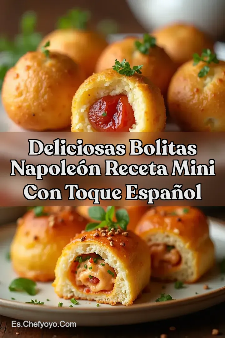 Deliciosas Bolitas Napole&oacute;n Receta Mini Con Toque Espa&ntilde;ol