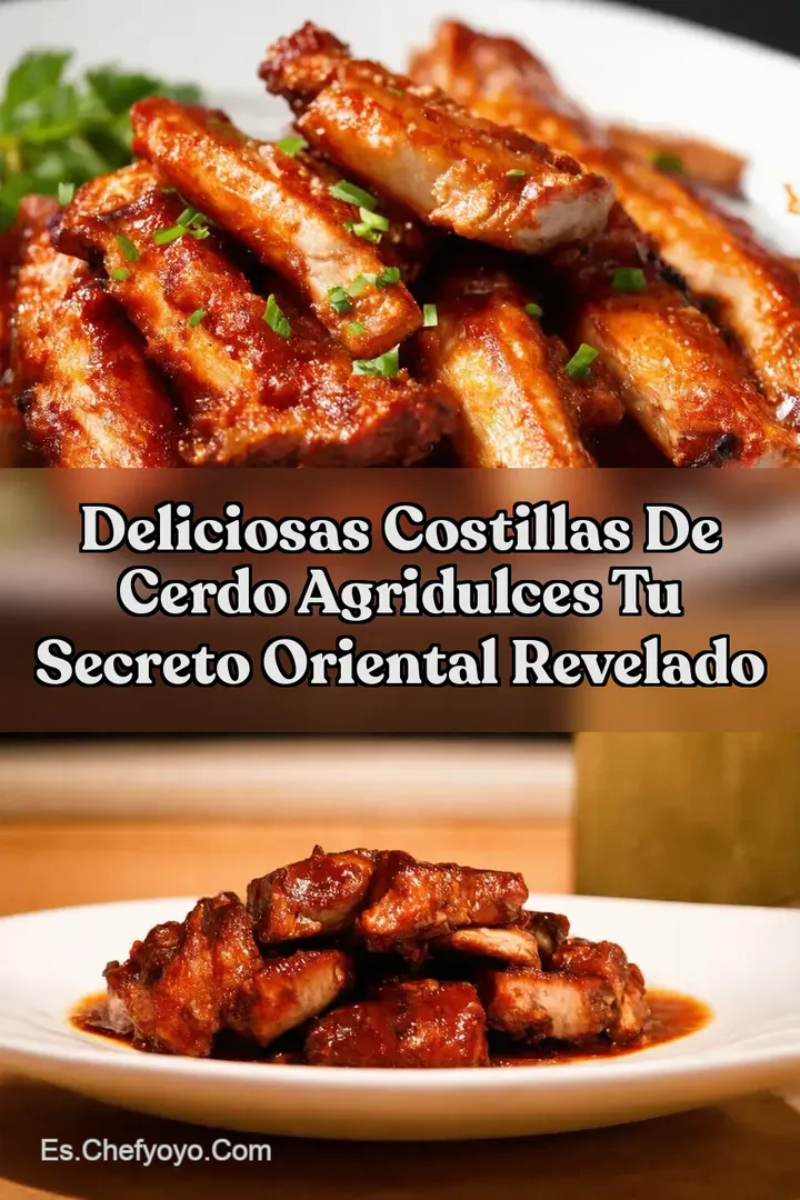 Deliciosas Costillas de Cerdo Agridulces Tu Secreto Oriental Revelado
