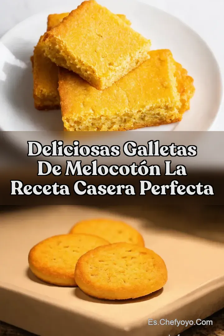 Deliciosas Galletas de Melocot&oacute;n La Receta Casera Perfecta