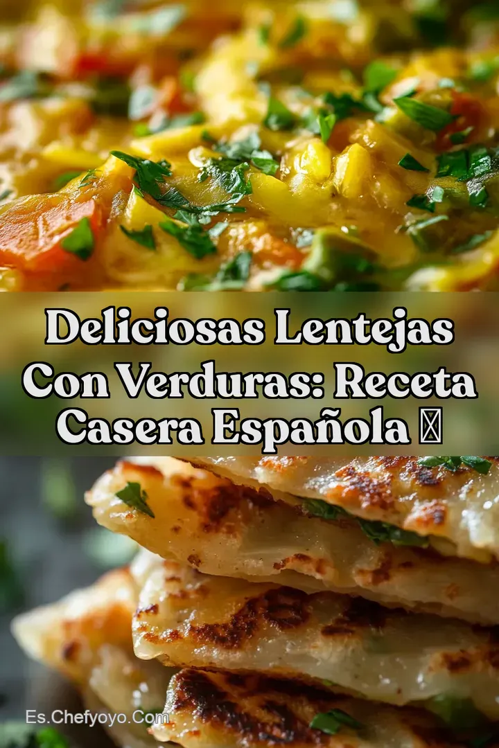 Deliciosas Lentejas con Verduras: Receta Casera Espa&ntilde;ola ✨