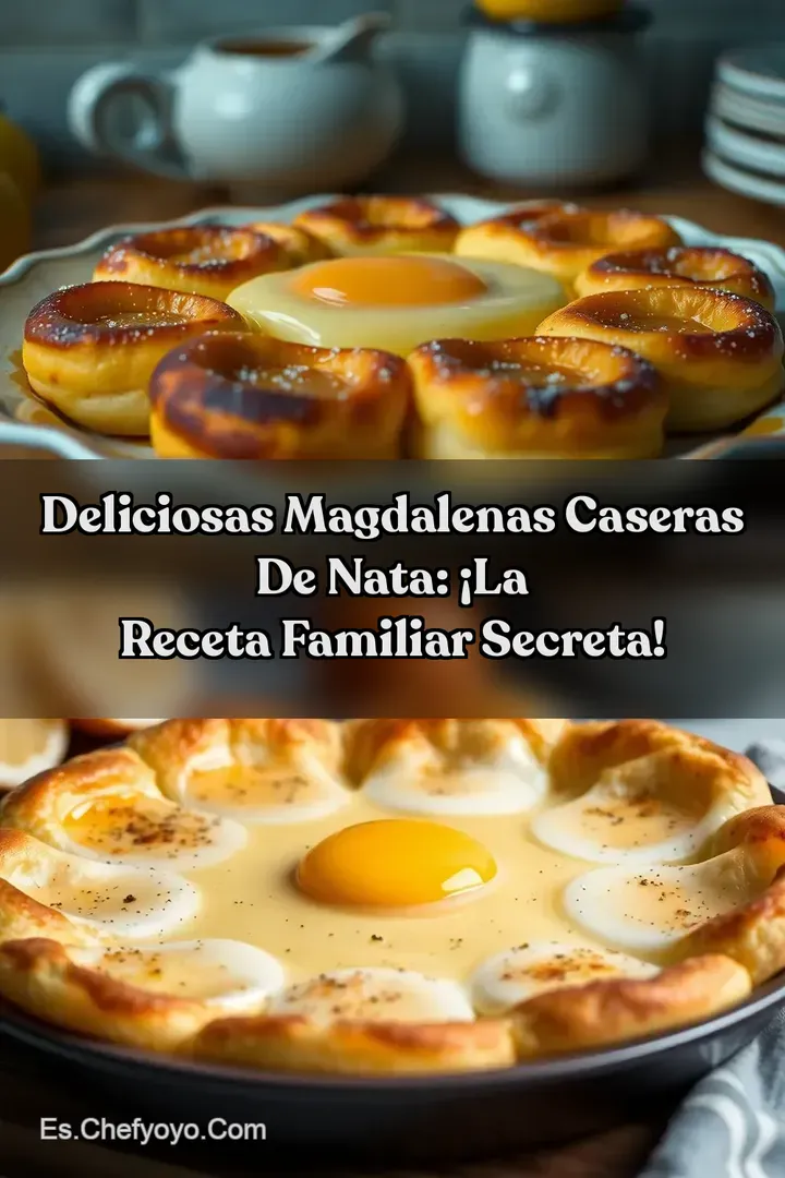 Deliciosas Magdalenas Caseras de Nata: &iexcl;La Receta Familiar Secreta!