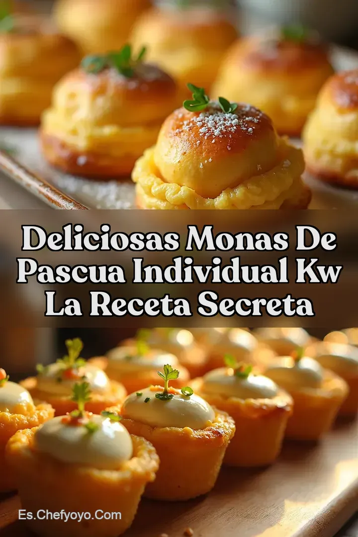 Deliciosas Monas de Pascua individual kw La Receta Secreta