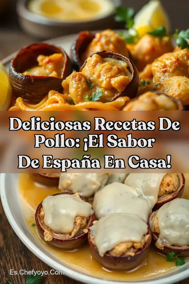 Deliciosas Recetas de Pollo: &iexcl;El Sabor de Espa&ntilde;a en Casa!