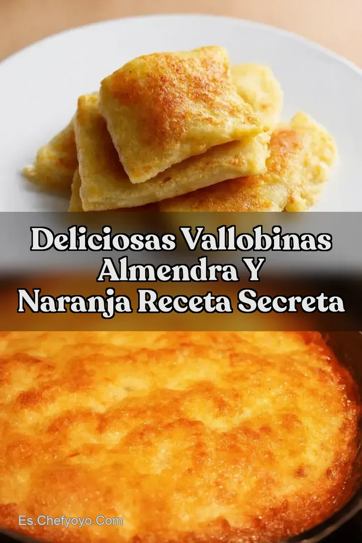 Deliciosas Vallobinas Almendra y Naranja Receta Secreta