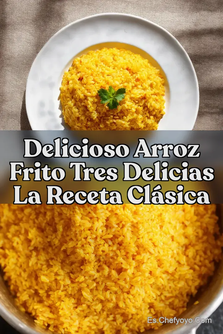 Delicioso Arroz Frito Tres Delicias La Receta Cl&aacute;sica