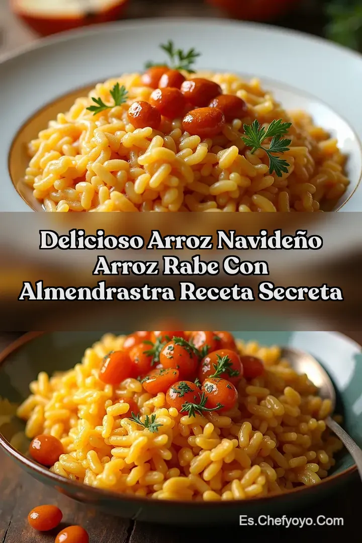 Delicioso Arroz Navide&ntilde;o Arroz rabe con Almendrastra Receta Secreta
