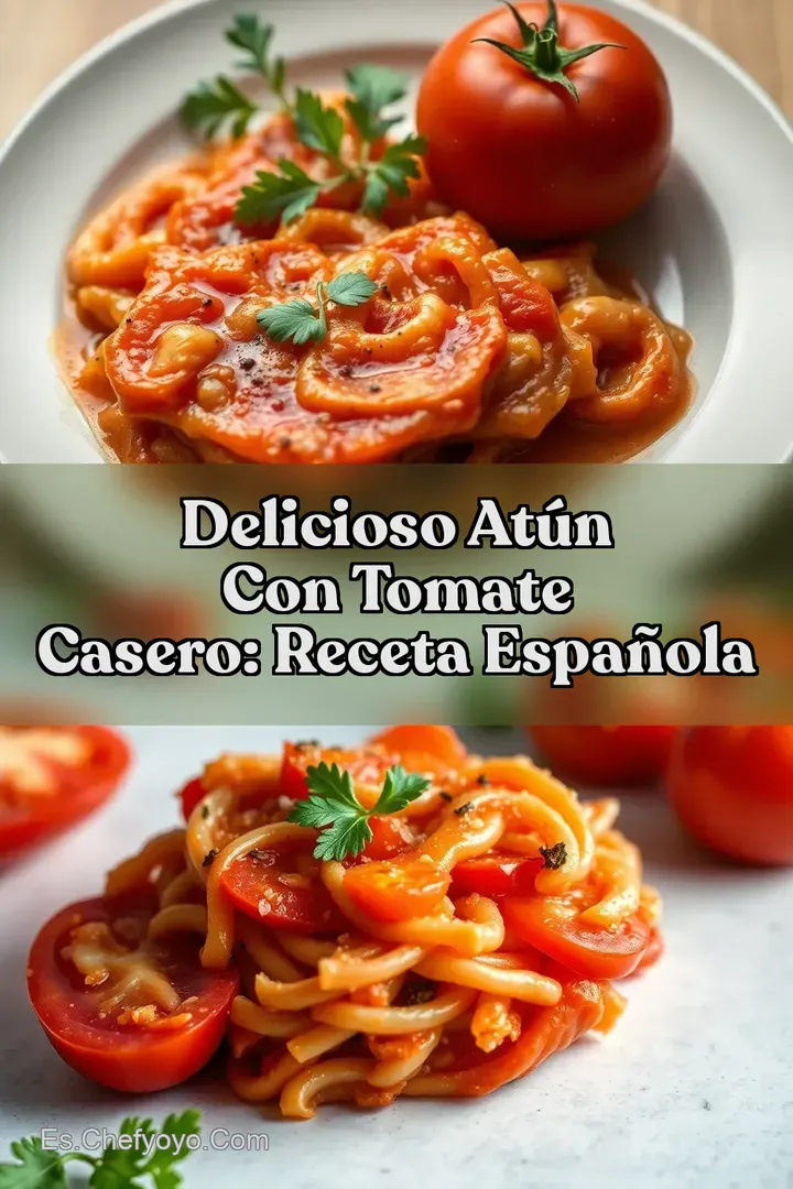 Delicioso At&uacute;n con Tomate Casero: Receta Espa&ntilde;ola