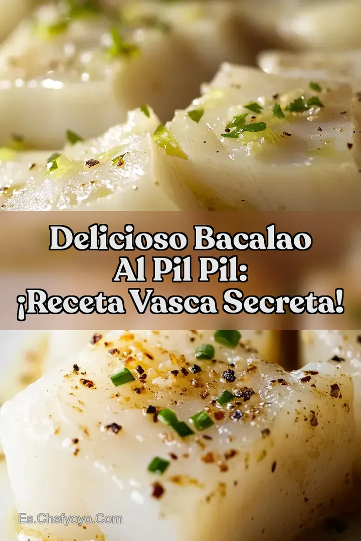 Delicioso Bacalao al Pil Pil: &iexcl;Receta Vasca Secreta!