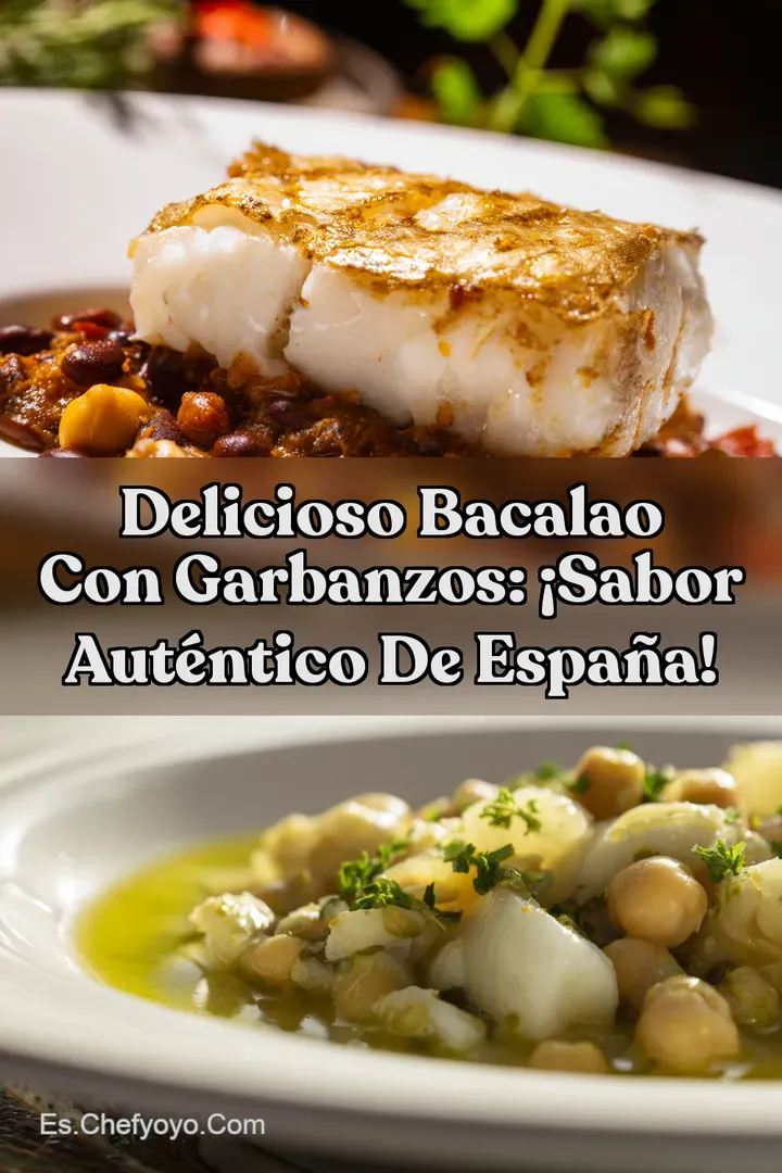 Delicioso Bacalao con Garbanzos: &iexcl;Sabor Aut&eacute;ntico de Espa&ntilde;a!