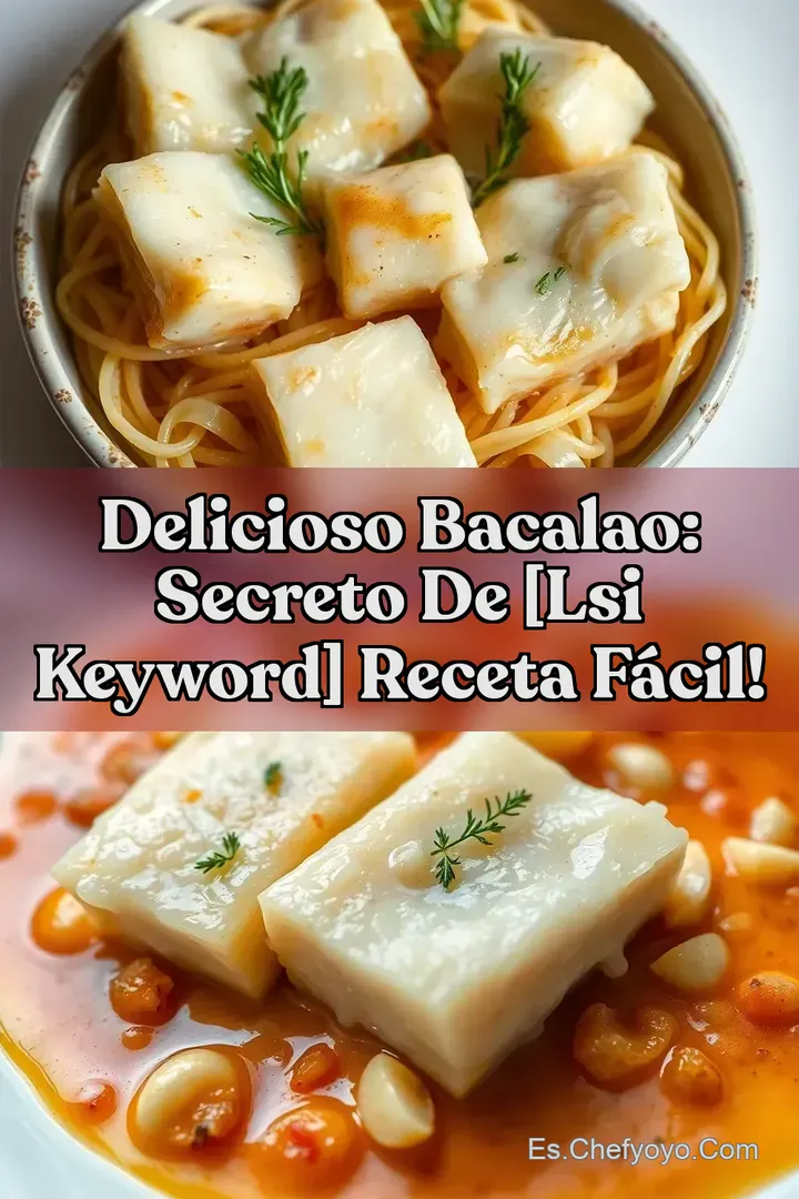 Delicioso Bacalao: Secreto de [LSI keyword] Receta F&aacute;cil!