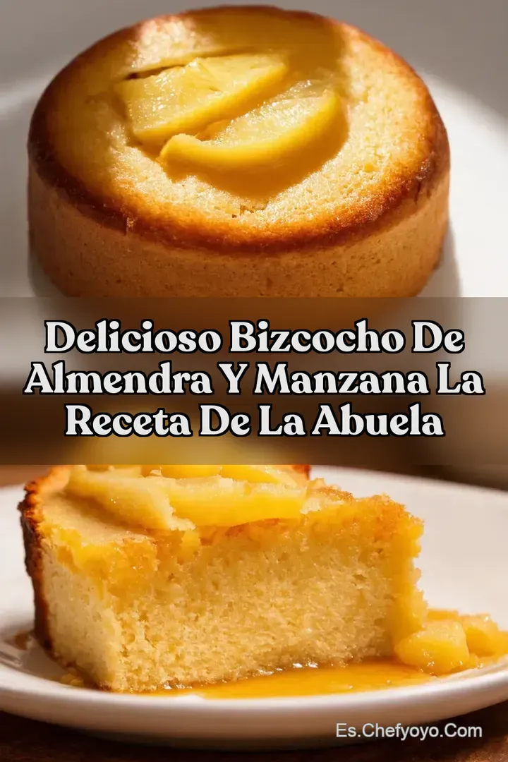 Delicioso Bizcocho de Almendra y Manzana La Receta de la Abuela