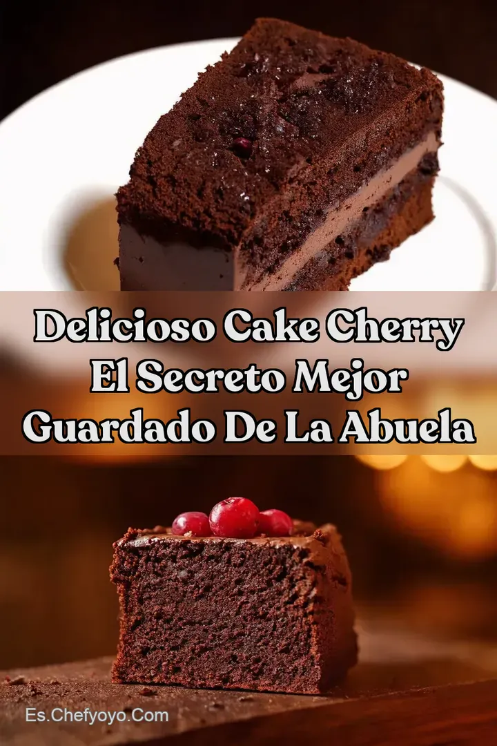 Delicioso Cake Cherry El Secreto Mejor Guardado de la Abuela
