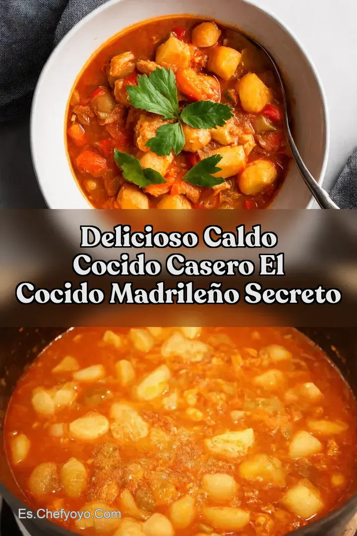 Delicioso Caldo Cocido Casero El Cocido Madrile&ntilde;o Secreto