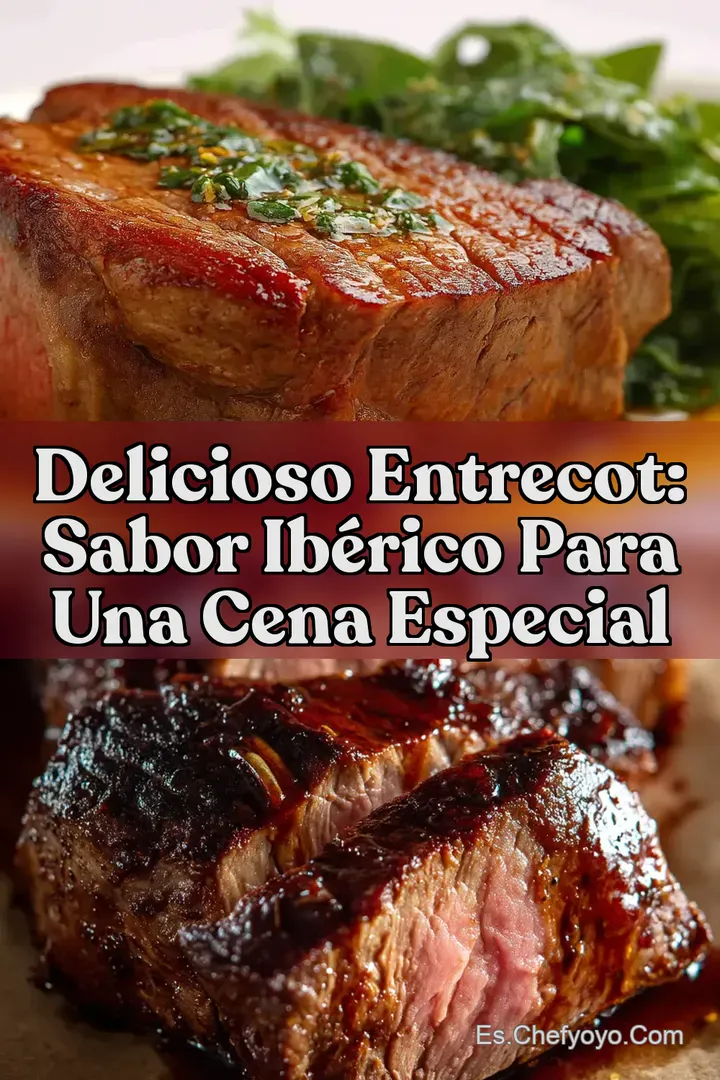 Delicioso Entrecot: Sabor Ib&eacute;rico Para Una Cena Especial