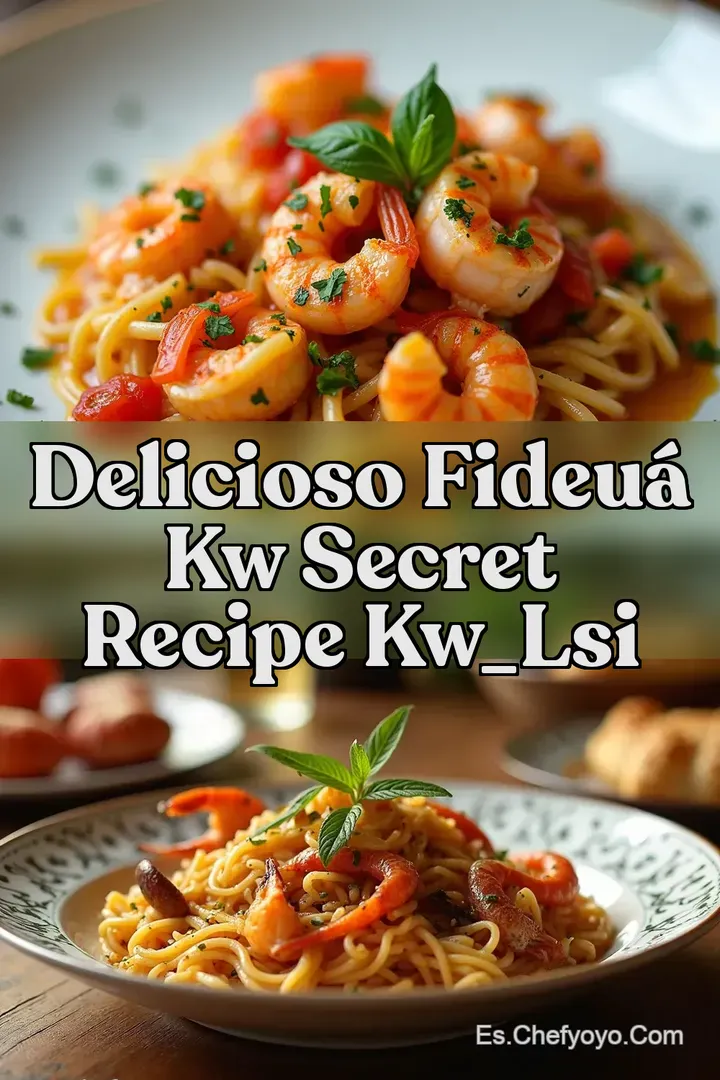Delicioso Fideu&aacute; kw Secret Recipe kw_lsi