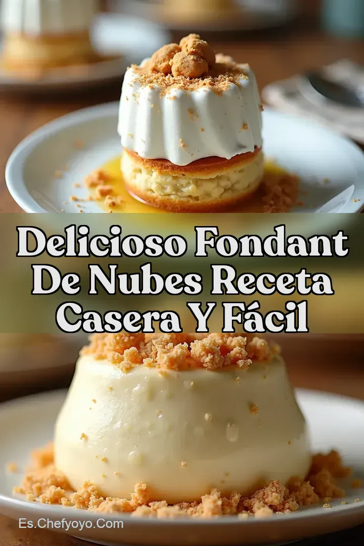 Delicioso Fondant de Nubes Receta Casera y F&aacute;cil