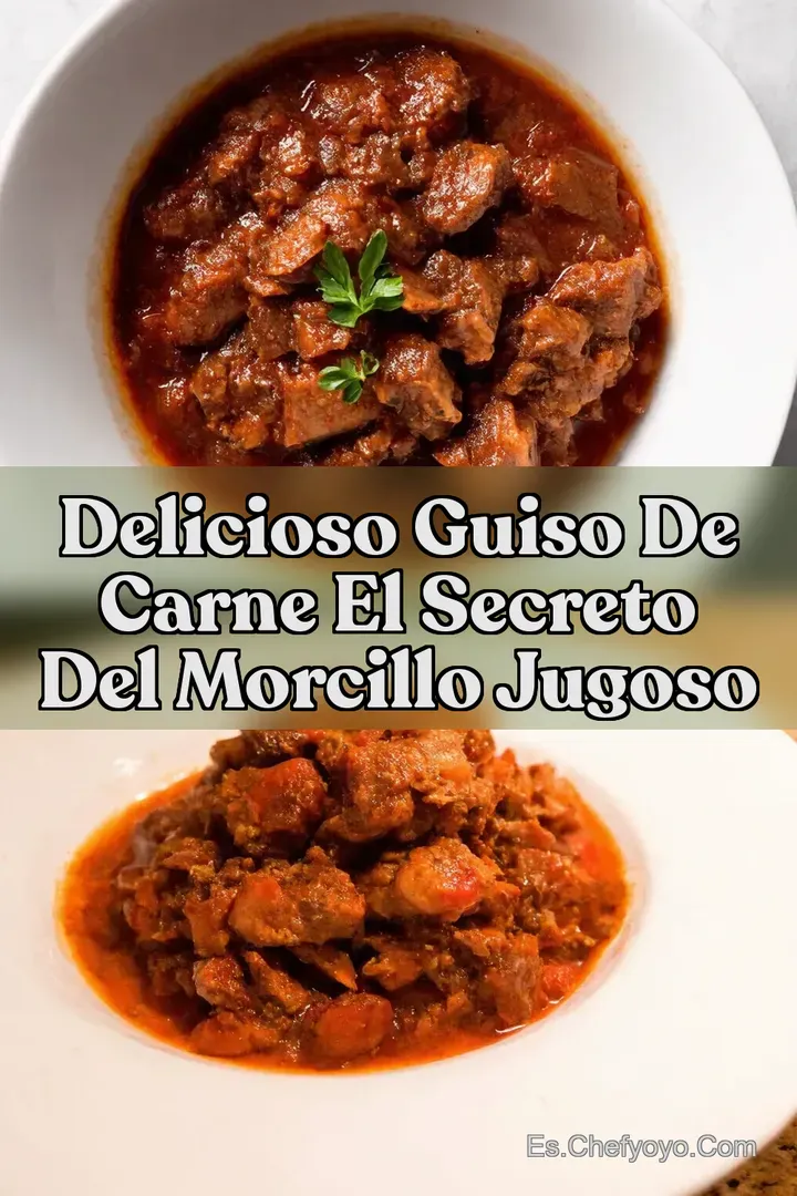 Delicioso Guiso de Carne El Secreto del Morcillo Jugoso