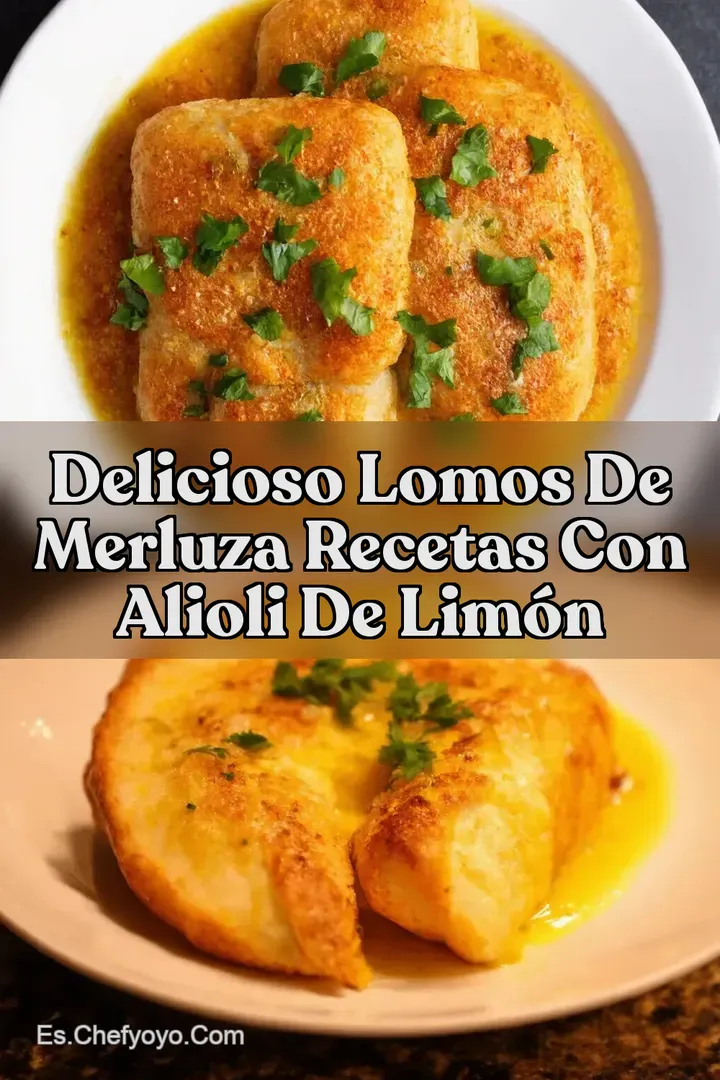 Delicioso lomos de merluza recetas Con Alioli de Lim&oacute;n