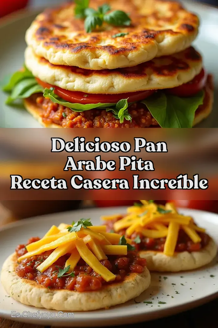 Delicioso Pan Arabe Pita Receta Casera Incre&iacute;ble