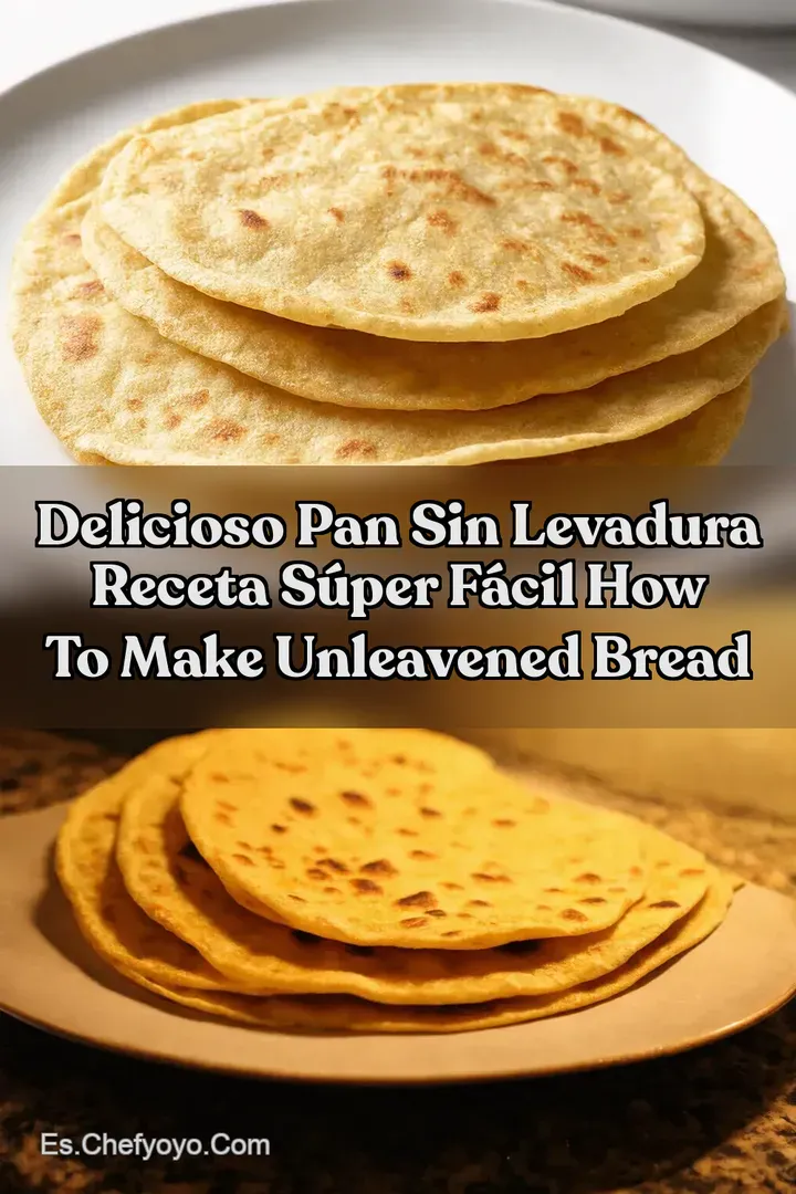 Delicioso Pan Sin Levadura Receta S&uacute;per F&aacute;cil How to Make Unleavened bread