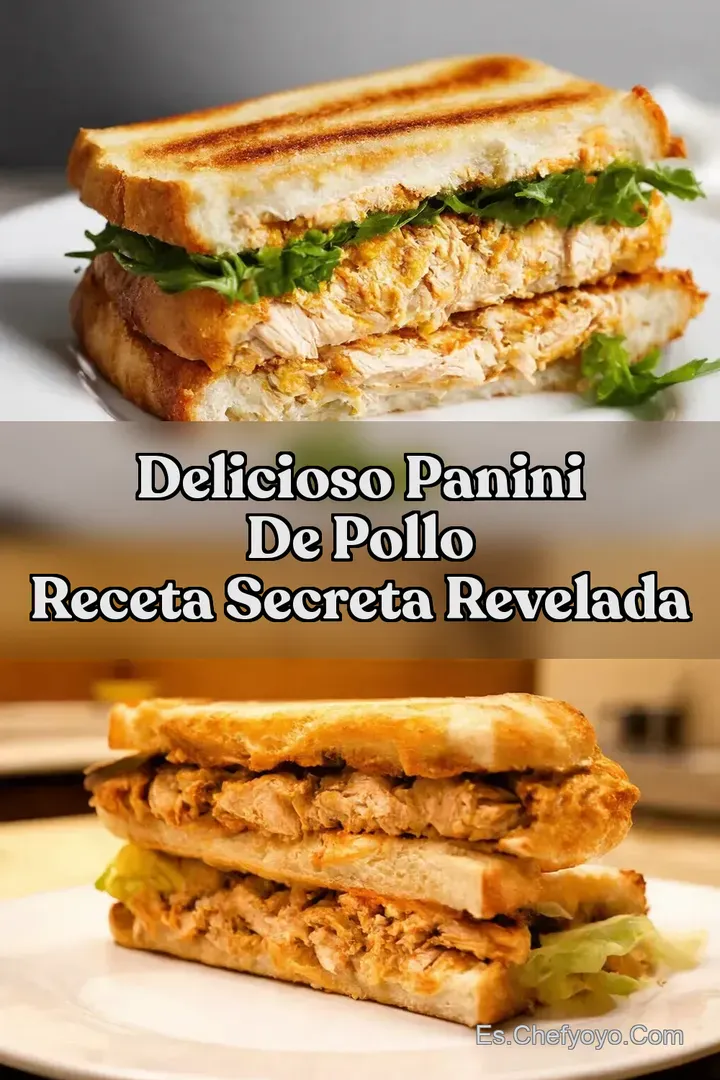 Delicioso Panini de Pollo Receta Secreta Revelada