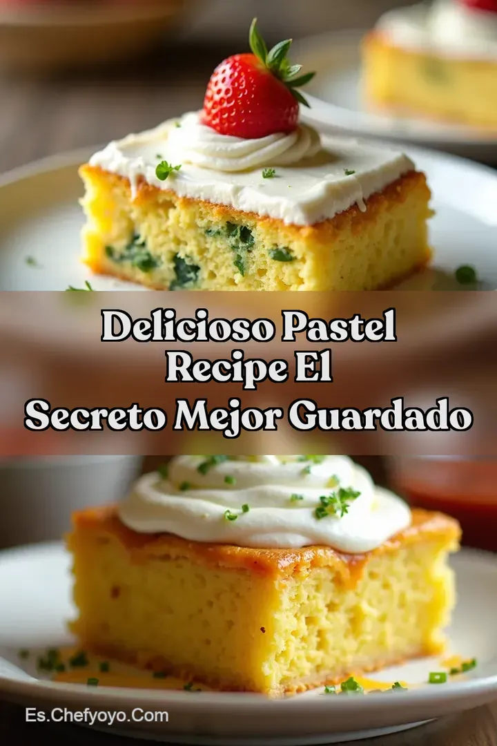 Delicioso Pastel Recipe El Secreto Mejor Guardado