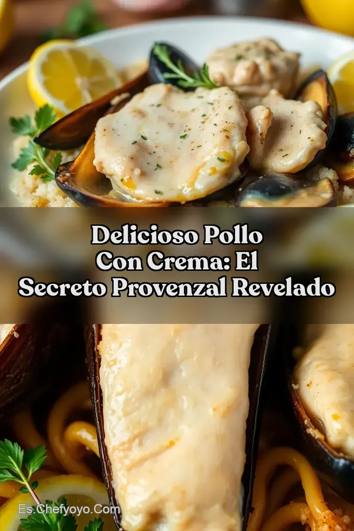 Delicioso Pollo con Crema: El Secreto Provenzal Revelado