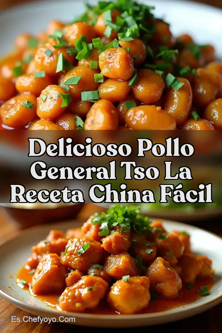 Delicioso Pollo General Tso La Receta China F&aacute;cil