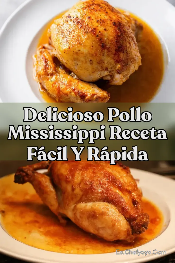 Delicioso Pollo Mississippi Receta F&aacute;cil y R&aacute;pida