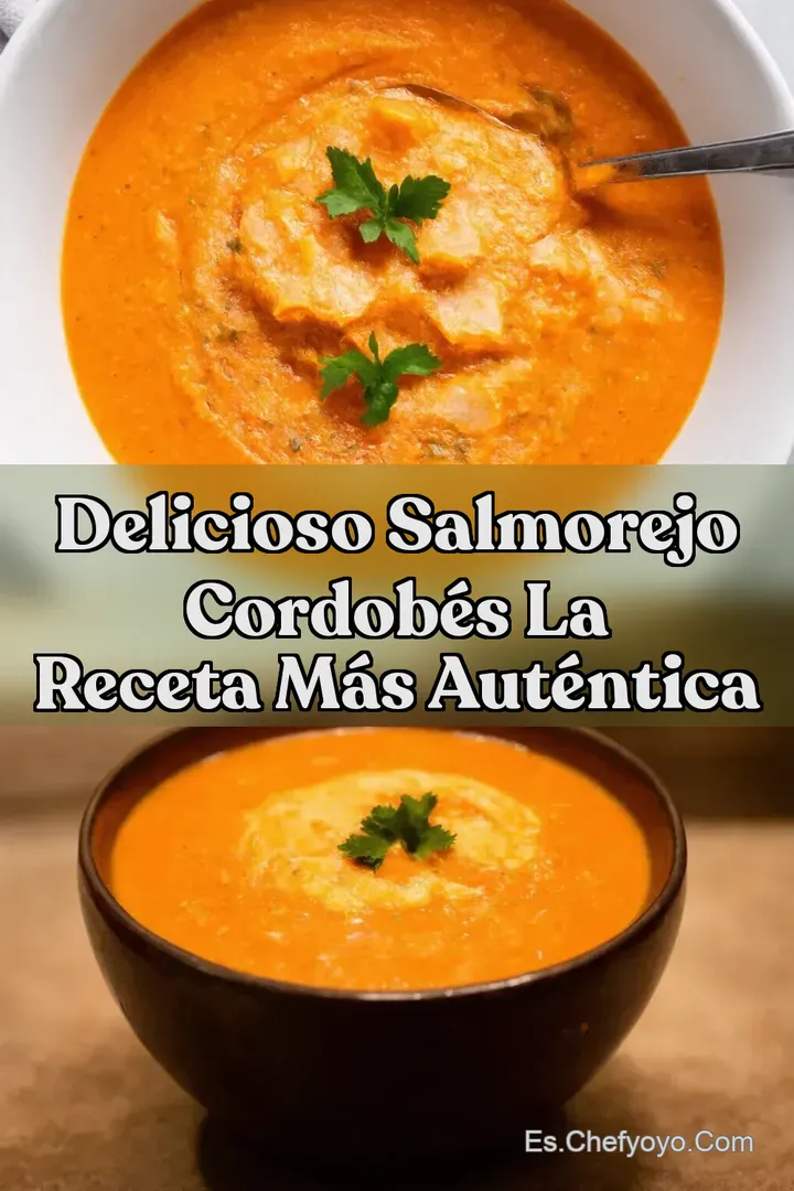 Delicioso Salmorejo Cordob&eacute;s La Receta M&aacute;s Aut&eacute;ntica
