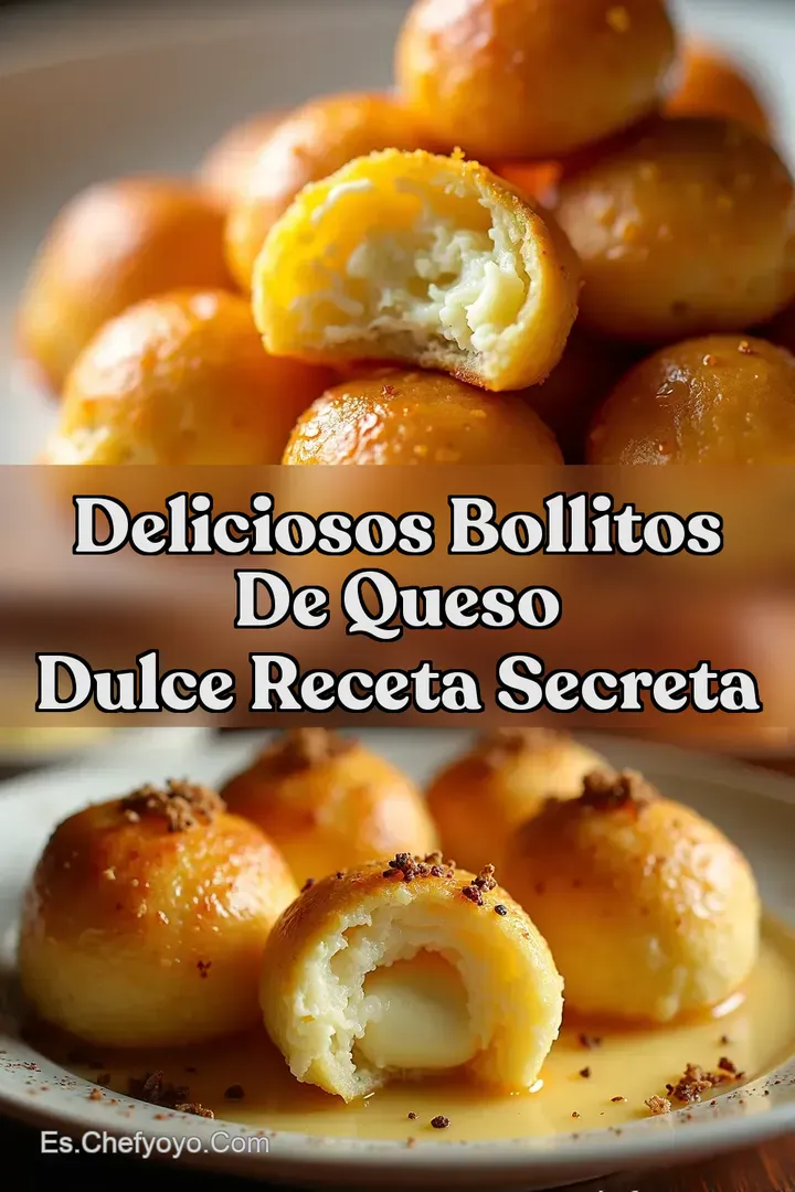 Deliciosos Bollitos de Queso Dulce Receta Secreta