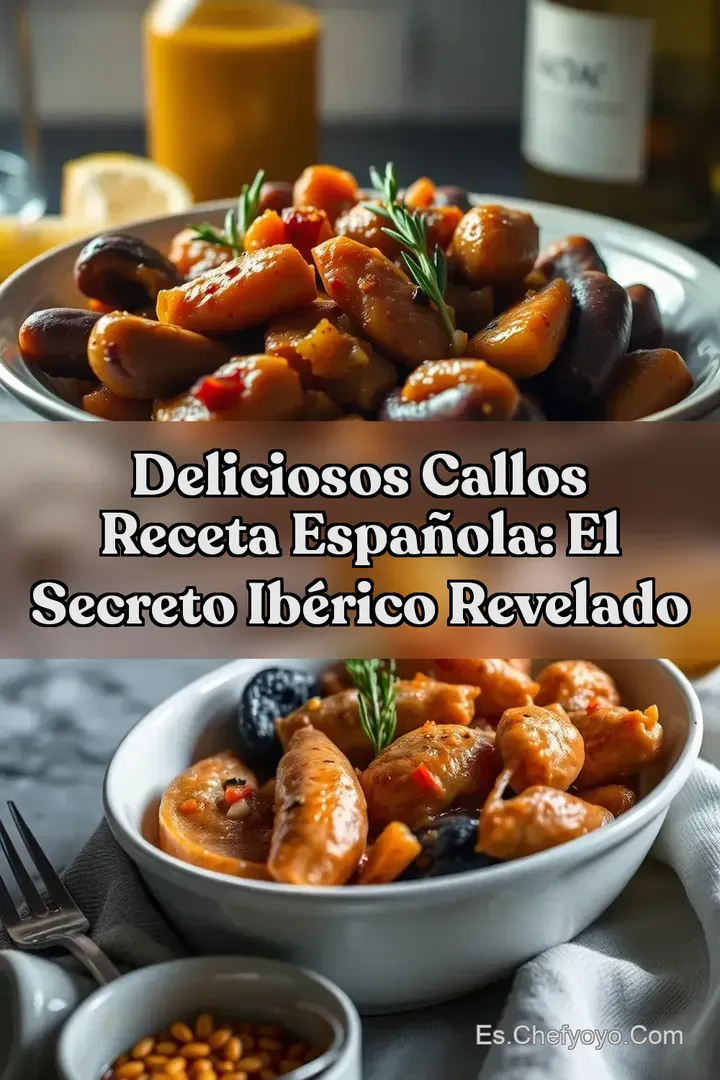 Deliciosos Callos Receta Espa&ntilde;ola: El Secreto Ib&eacute;rico Revelado