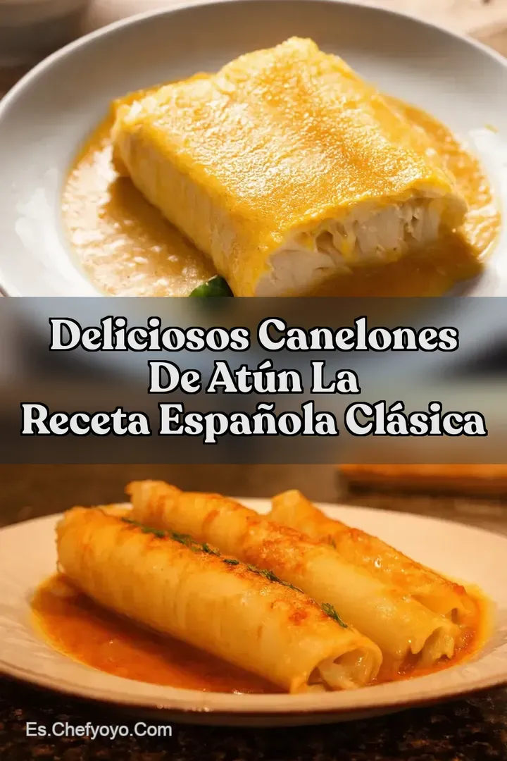 Deliciosos Canelones de At&uacute;n La Receta Espa&ntilde;ola Cl&aacute;sica