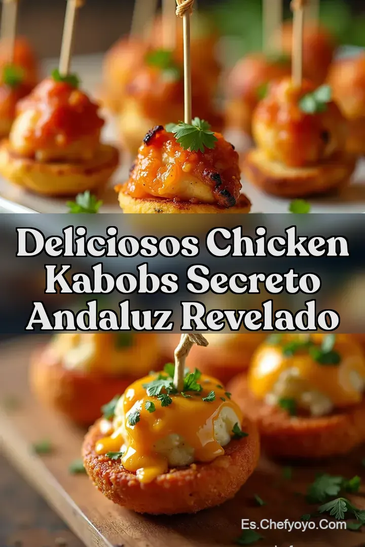 Deliciosos Chicken Kabobs Secreto Andaluz Revelado
