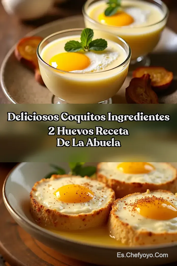 Deliciosos Coquitos Ingredientes 2 Huevos Receta de la Abuela